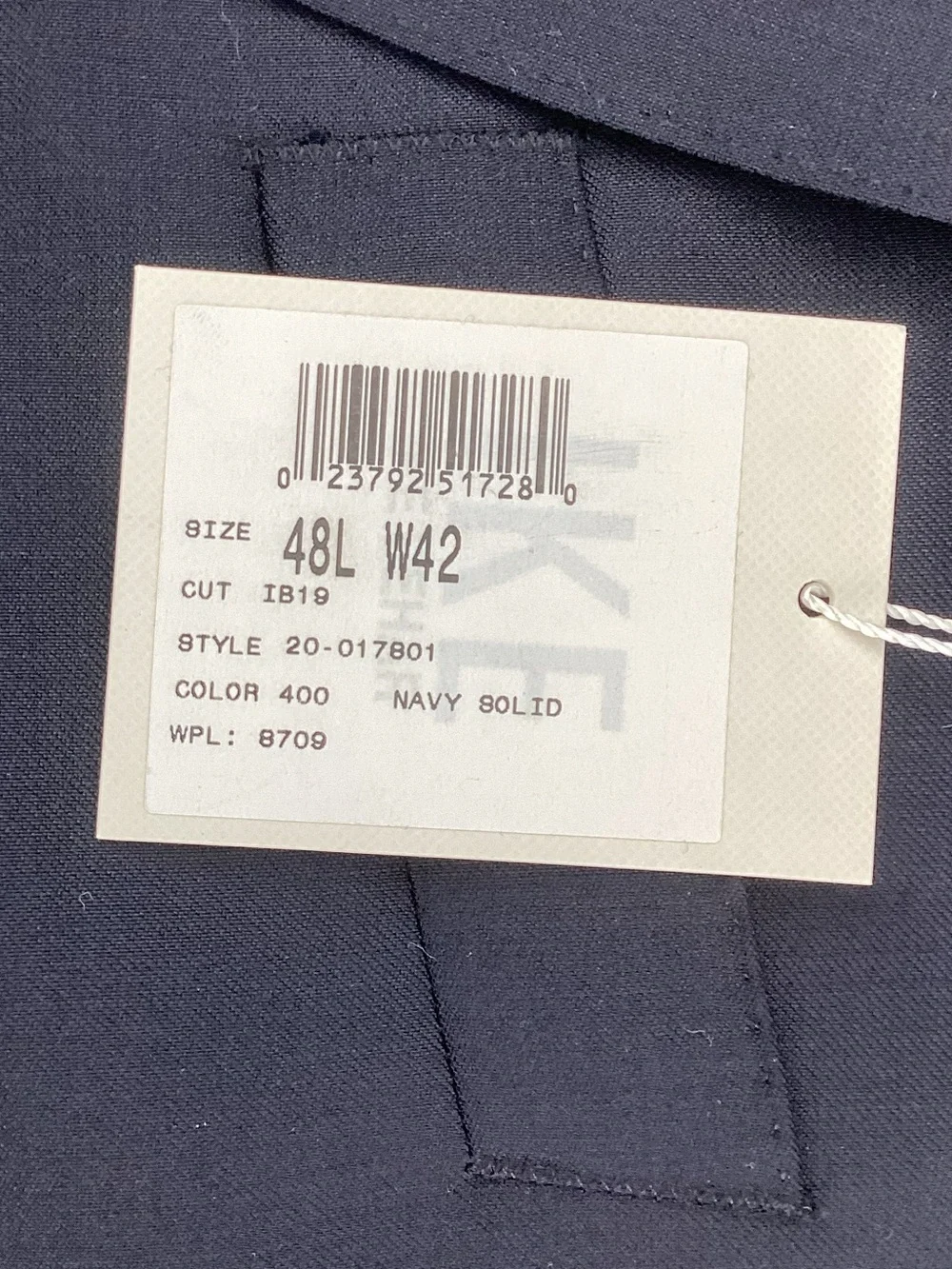 Ike Behar Navy Blue Two-Button Men's Blazer